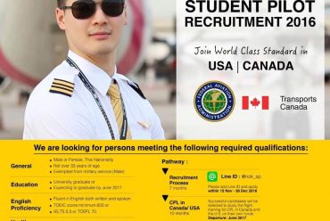 Student Pilot Recruitment Nok Air 2016